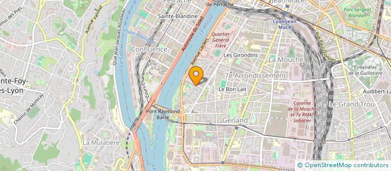 localisation de l'entreprise MONSIEUR OLIVIER SOUARE  LYON 7EME