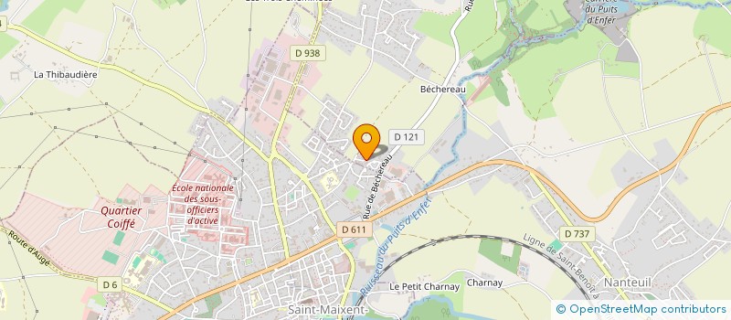 localisation de l'entreprise MONSIEUR OLIVIER SOUCHARD  EXIREUIL