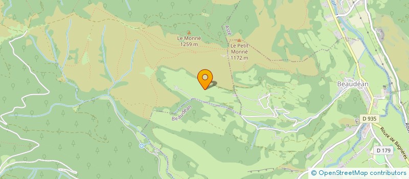 localisation de l'entreprise MONSIEUR OLIVIER SOUQUE  BAGNERES-DE-BIGORRE