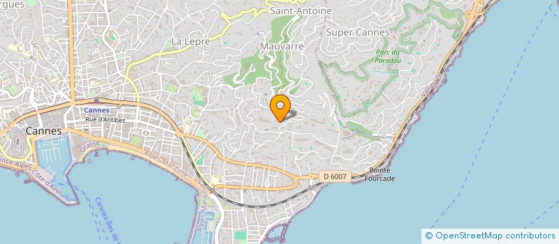 localisation de l'entreprise MONSIEUR OLIVIER SOURD  CANNES