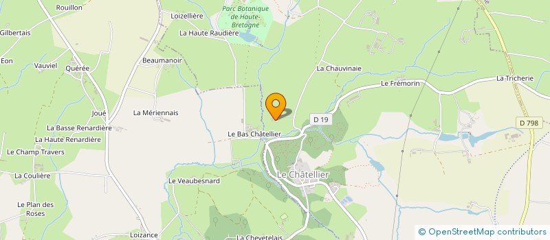 localisation de l'entreprise MONSIEUR OLIVIER SOURDIN  LE CHATELLIER