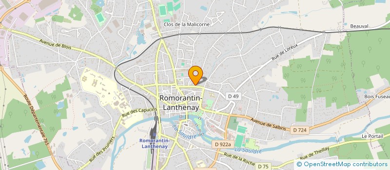 localisation de l'entreprise MONSIEUR OLIVIER SOURTY  ROMORANTIN-LANTHENAY