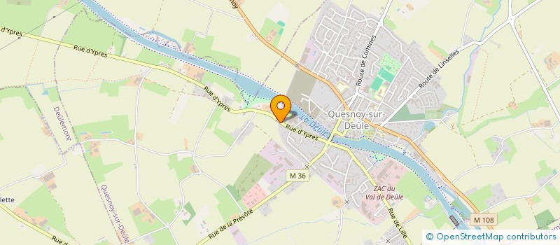 localisation de l'entreprise MONSIEUR OLIVIER SQUIMBRE à QUESNOY-SUR-DEULE