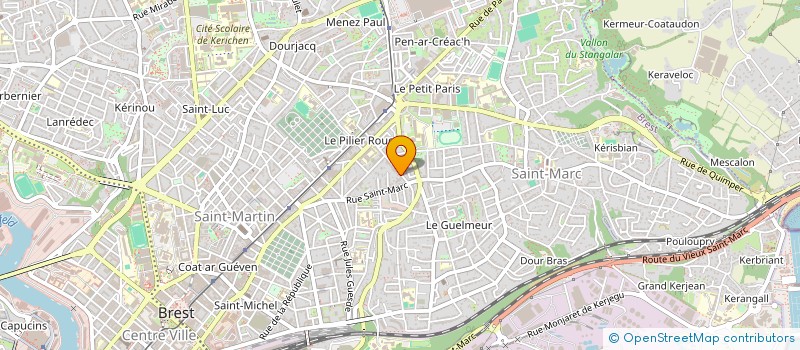 localisation de l'entreprise MONSIEUR OLIVIER STAHL à BREST