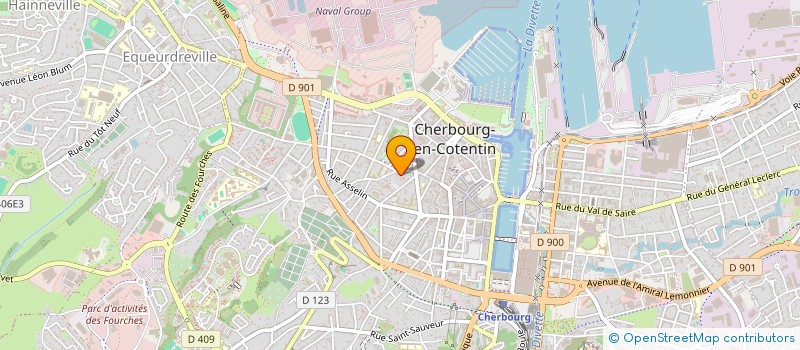 localisation de l'entreprise MONSIEUR OLIVIER STEPHANT  CHERBOURG-EN-COTENTIN