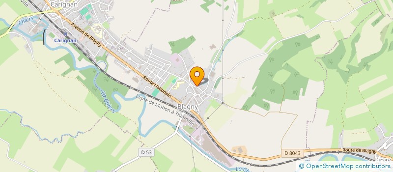 localisation de l'entreprise MONSIEUR OLIVIER STROZIK  BLAGNY