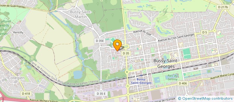 localisation de l'entreprise MONSIEUR OLIVIER STRUB-EDELIST  BUSSY-SAINT-GEORGES