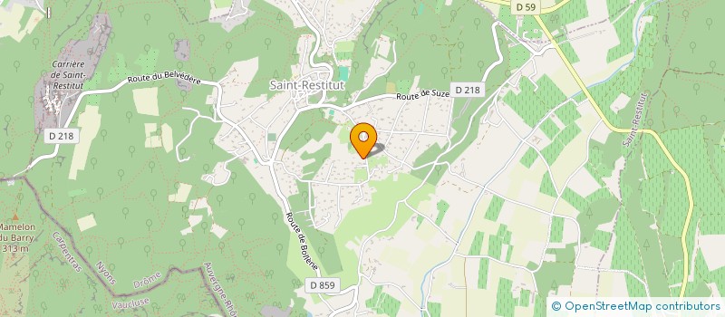 localisation de l'entreprise MONSIEUR OLIVIER STRUPLER  SAINT-RESTITUT