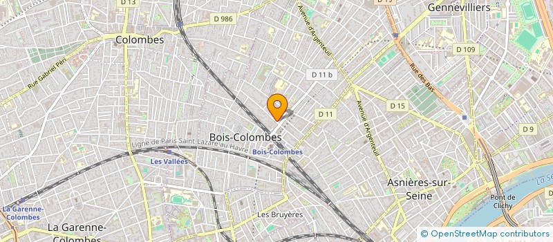 localisation de l'entreprise MONSIEUR OLIVIER SUBIRANA à BOIS-COLOMBES