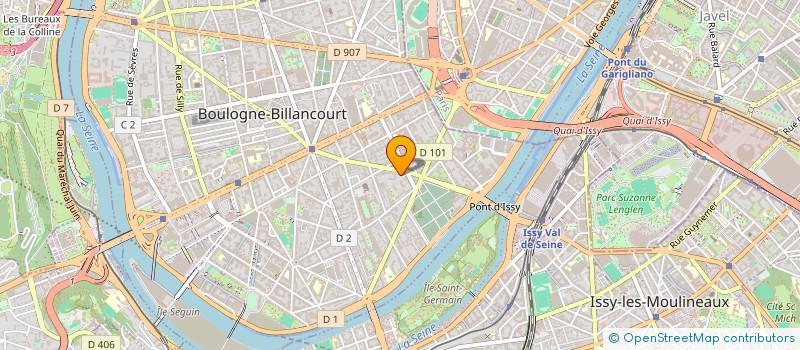 localisation de l'entreprise MONSIEUR OLIVIER SUBRINI  BOULOGNE-BILLANCOURT