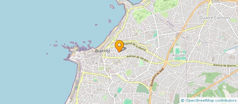 localisation de l'entreprise MONSIEUR OLIVIER SUIRE  BIARRITZ