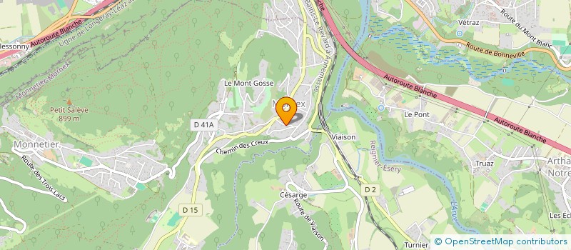 localisation de l'entreprise MONSIEUR OLIVIER SYLVAIN FRED BELLO  MONNETIER-MORNEX