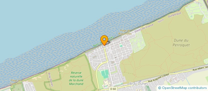 localisation de l'entreprise MONSIEUR OLIVIER TAFFLET  BRAY-DUNES