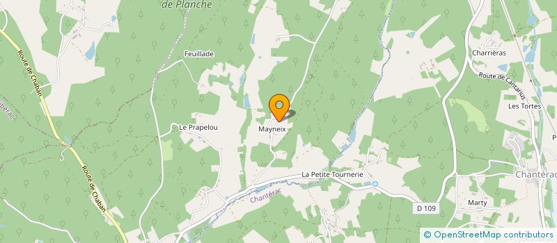 localisation de l'entreprise MONSIEUR OLIVIER TALLEUX  SAINT-VINCENT-DE-CONNEZAC