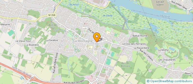 localisation de l'entreprise MONSIEUR OLIVIER TALON  LA MONTAGNE