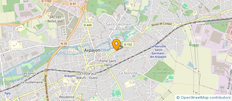 localisation de l'entreprise MONSIEUR OLIVIER TALVARD  ARPAJON