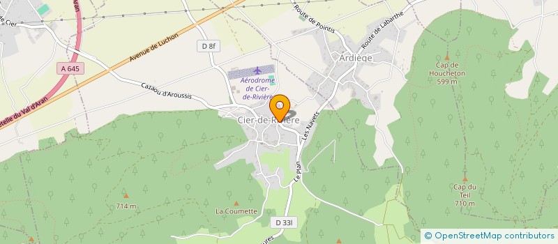 localisation de l'entreprise MONSIEUR OLIVIER TANCHOUX  CIER-DE-RIVIERE