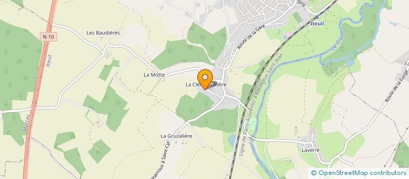 localisation de l'entreprise MONSIEUR OLIVIER TANNEAU à ITEUIL