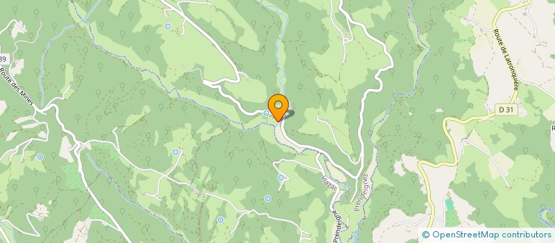 localisation de l'entreprise MONSIEUR OLIVIER TARAYRE  PRENDEIGNES