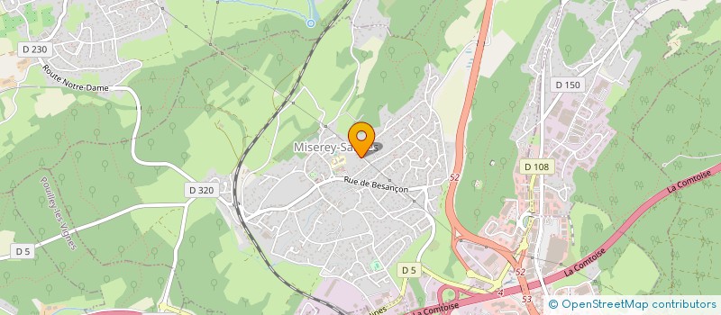 localisation de l'entreprise MONSIEUR OLIVIER TARBY  MISEREY-SALINES