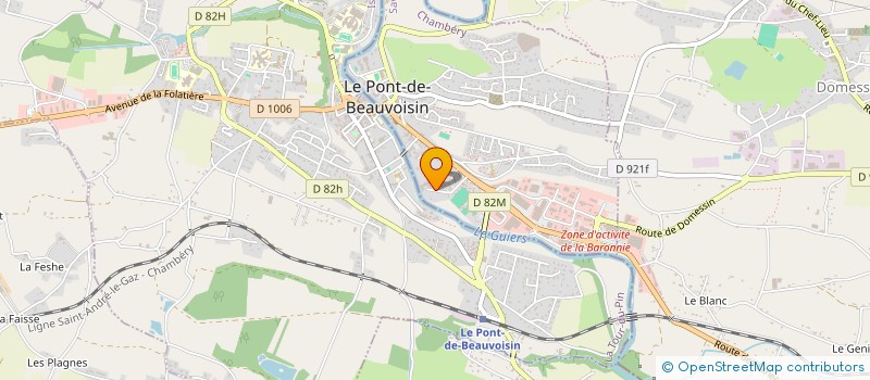 localisation de l'entreprise MONSIEUR OLIVIER TARDY  LE PONT-DE-BEAUVOISIN