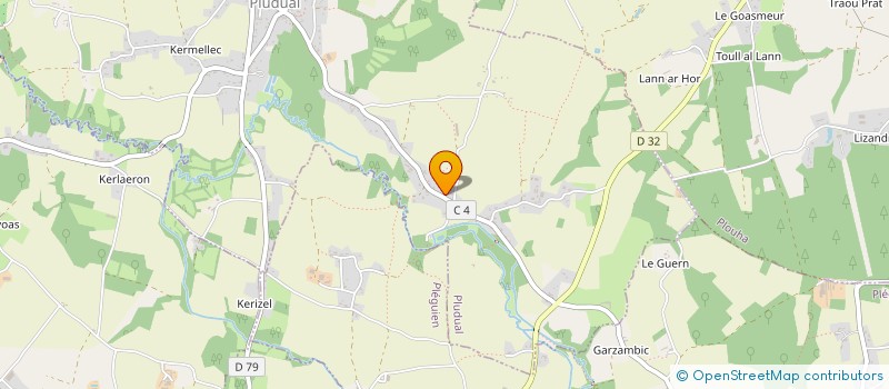 localisation de l'entreprise MONSIEUR OLIVIER TATON  PLUDUAL