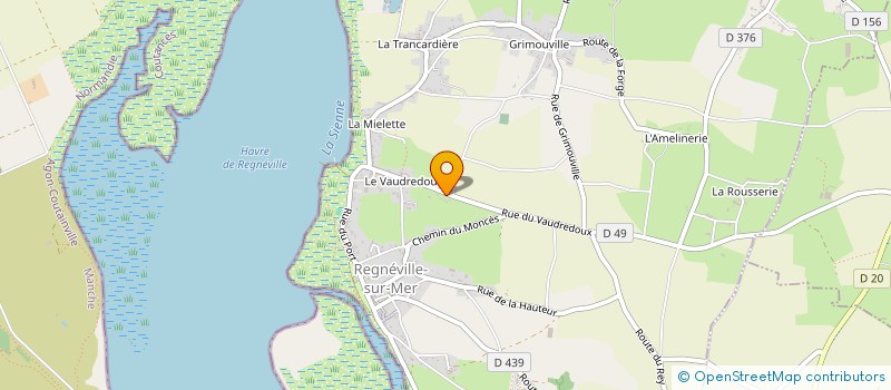 localisation de l'entreprise MONSIEUR OLIVIER TAUSKY  REGNEVILLE-SUR-MER