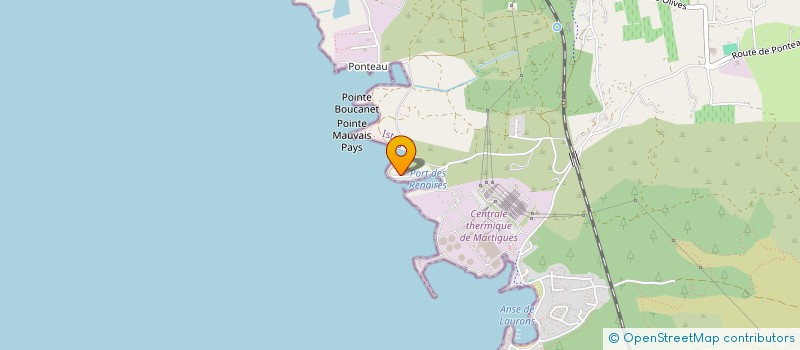 localisation de l'entreprise MONSIEUR OLIVIER TEIGELL  MARTIGUES