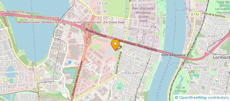 localisation de l'entreprise MONSIEUR OLIVIER TEISSEIRE  BORDEAUX