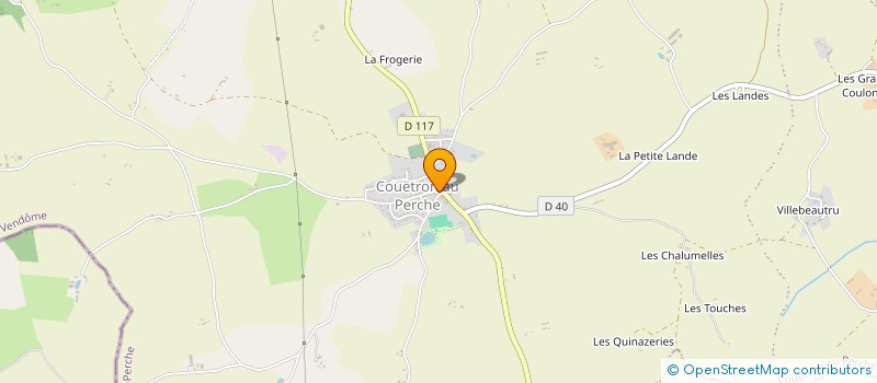 localisation de l'entreprise MONSIEUR OLIVIER TESSIER  COUETRON-AU-PERCHE