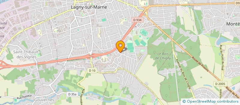 localisation de l'entreprise MONSIEUR OLIVIER TESTANIERE  LAGNY-SUR-MARNE