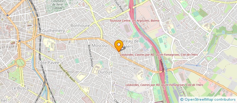 localisation de l'entreprise MONSIEUR OLIVIER TESTARD à TOULOUSE