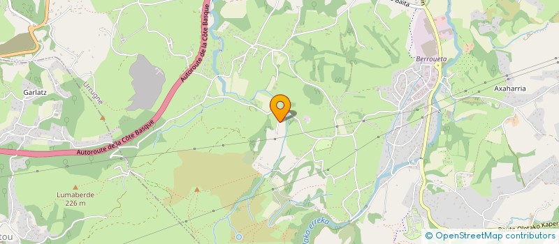 localisation de l'entreprise MONSIEUR OLIVIER TEXIER  URRUGNE