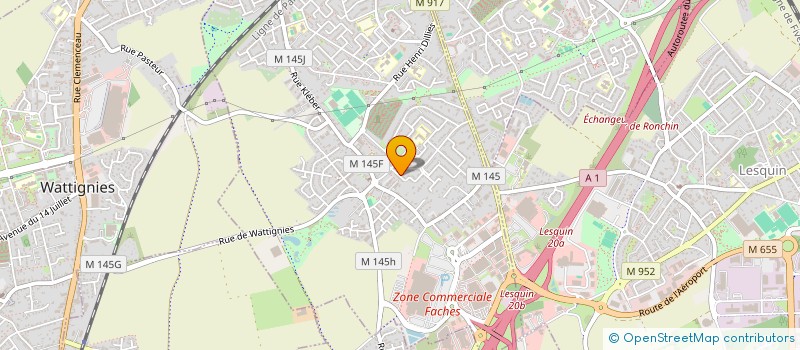 localisation de l'entreprise MONSIEUR OLIVIER THELIER  FACHES-THUMESNIL