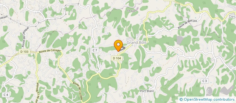 localisation de l'entreprise MONSIEUR OLIVIER THEOPHILE  LE GOSIER