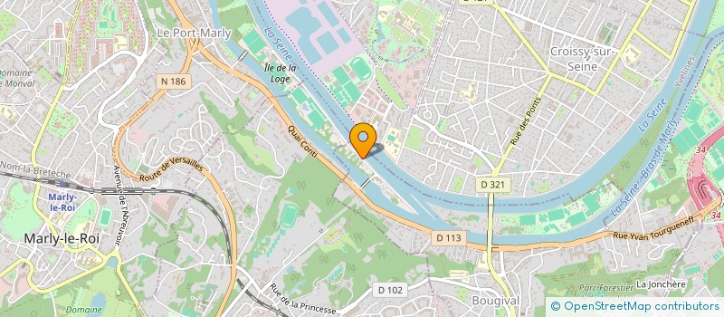 localisation de l'entreprise MONSIEUR OLIVIER THERY  BOUGIVAL