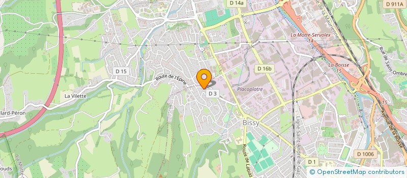 localisation de l'entreprise MONSIEUR OLIVIER THEVENIN  CHAMBERY