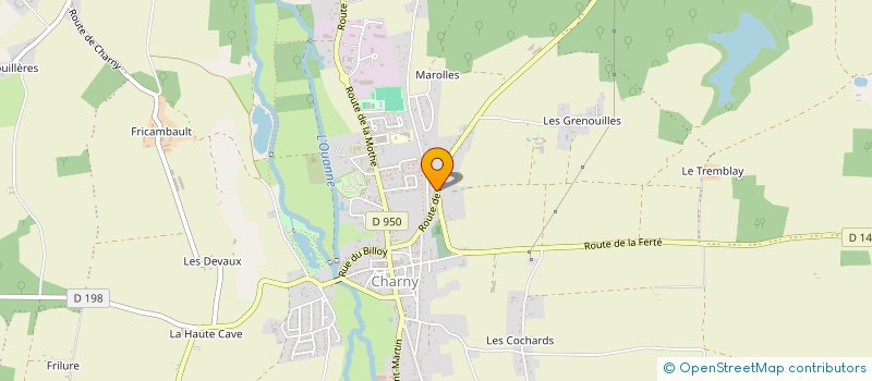 localisation de l'entreprise MONSIEUR OLIVIER THIERRY à CHARNY OREE DE PUISAYE