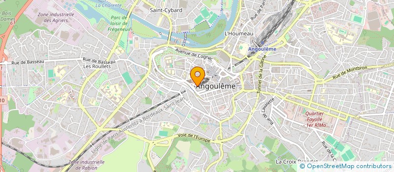 localisation de l'entreprise MONSIEUR OLIVIER THIERRY BAUDIN-JACQUEMIN à ANGOULEME