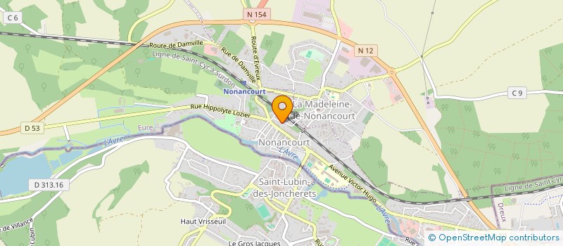 localisation de l'entreprise MONSIEUR OLIVIER THIL à NONANCOURT