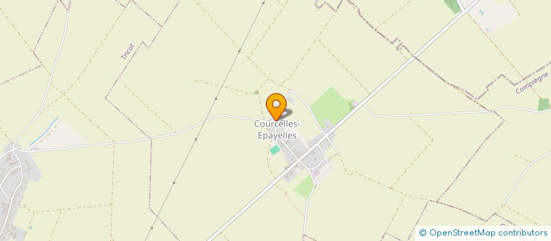 localisation de l'entreprise MONSIEUR OLIVIER THIRY  COURCELLES-EPAYELLES