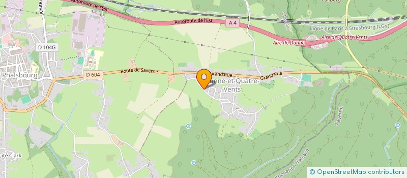 localisation de l'entreprise MONSIEUR OLIVIER THIRY  DANNE-ET-QUATRE-VENTS