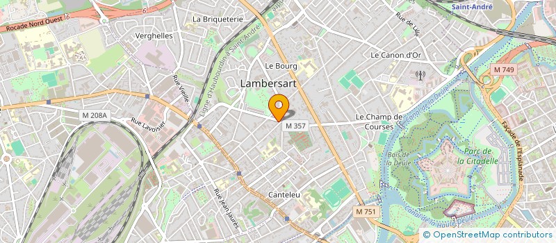 localisation de l'entreprise MONSIEUR OLIVIER THOBEL à LAMBERSART