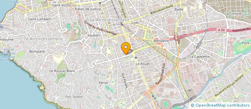 localisation de l'entreprise MONSIEUR OLIVIER THOMAS à MARSEILLE
