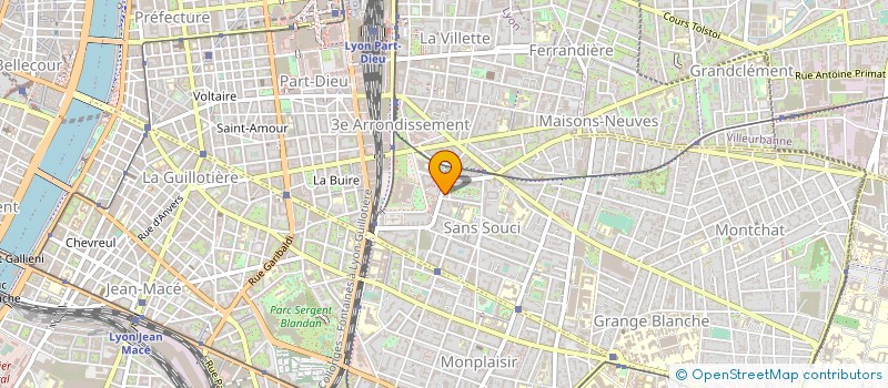 localisation de l'entreprise MONSIEUR OLIVIER THOMAS  LYON