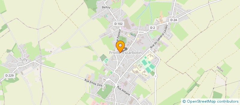 localisation de l'entreprise MONSIEUR OLIVIER THOMAS  FRIVILLE-ESCARBOTIN