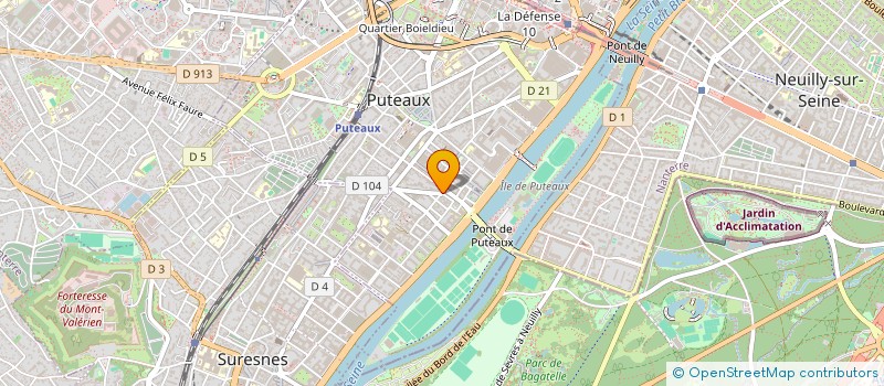 localisation de l'entreprise MONSIEUR OLIVIER THONON  PUTEAUX