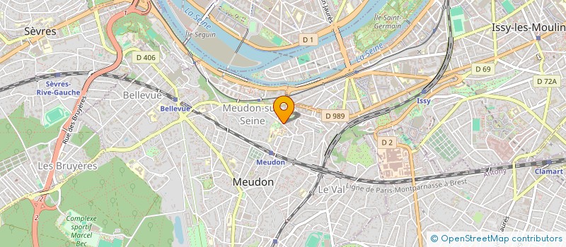 localisation de l'entreprise MONSIEUR OLIVIER THRIERR  MEUDON