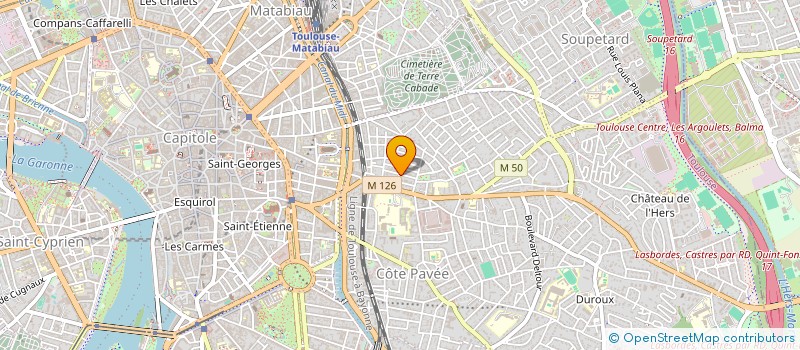 localisation de l'entreprise MONSIEUR OLIVIER THUAL  TOULOUSE