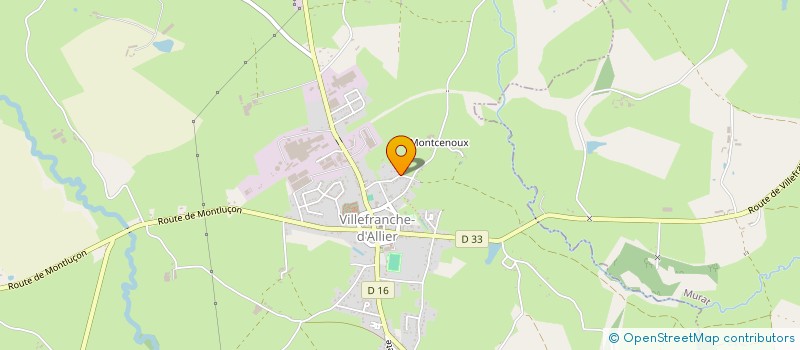 localisation de l'entreprise MONSIEUR OLIVIER THUAULT à VILLEFRANCHE-D'ALLIER